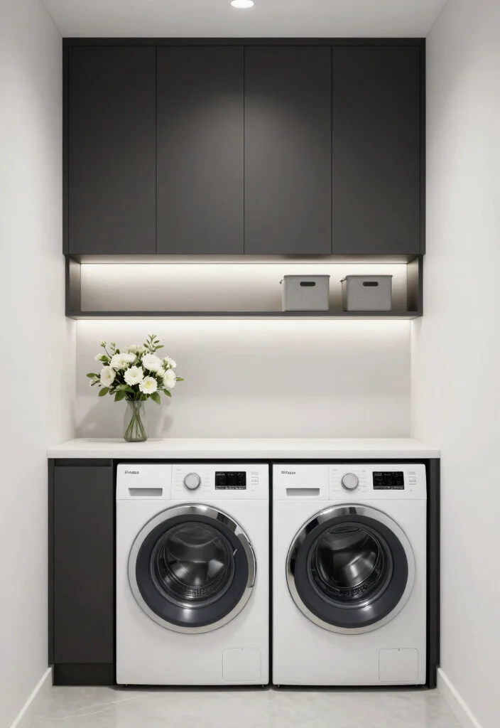 10 Bloxburg Laundry Room Ideas for Creative Builds 2. Minimalist Modern Laundry Room 0