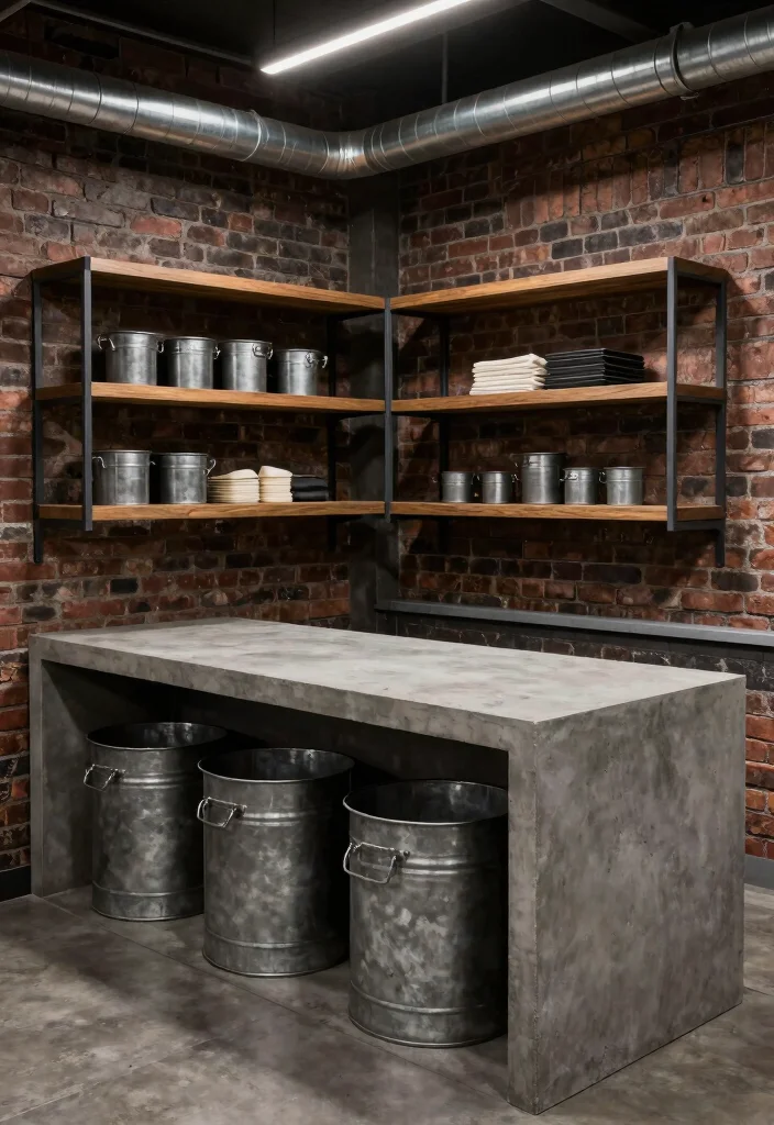 10 Bloxburg Laundry Room Ideas for Creative Builds 4. Industrial Style Laundry Room 0