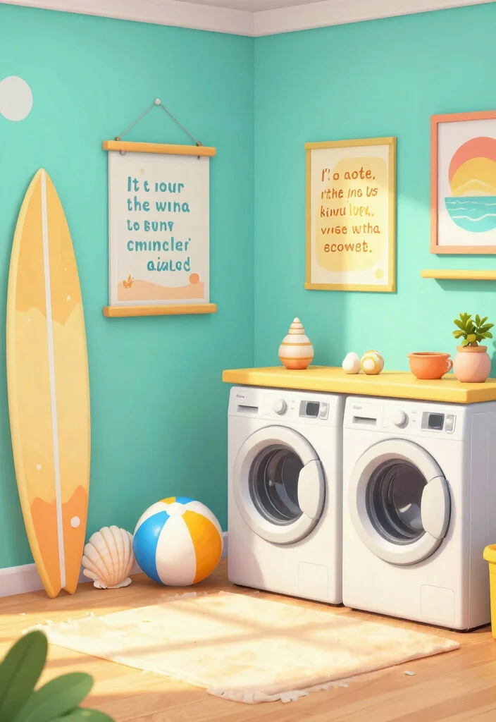 10 Bloxburg Laundry Room Ideas for Creative Builds 7. Playful Themed Laundry Room 0