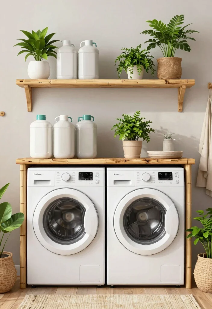 10 Bloxburg Laundry Room Ideas for Creative Builds 9. Eco Friendly Laundry Room Design 0