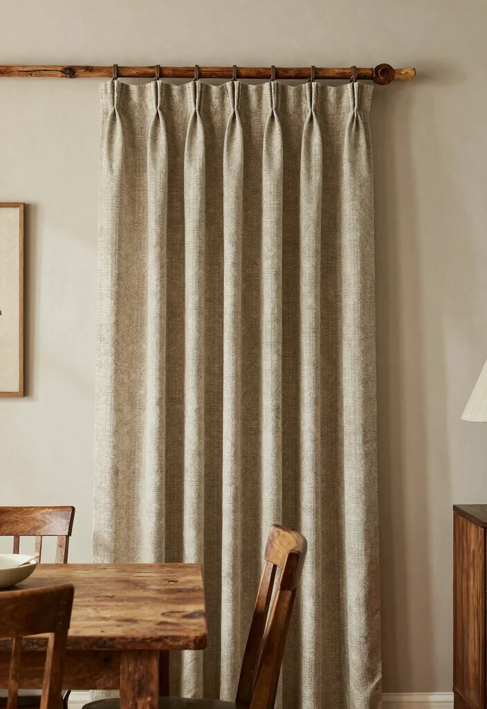 10 Curtain Rod Ideas to Upgrade Windows Without Major Changes 2. Reclaimed Wood Rods 0