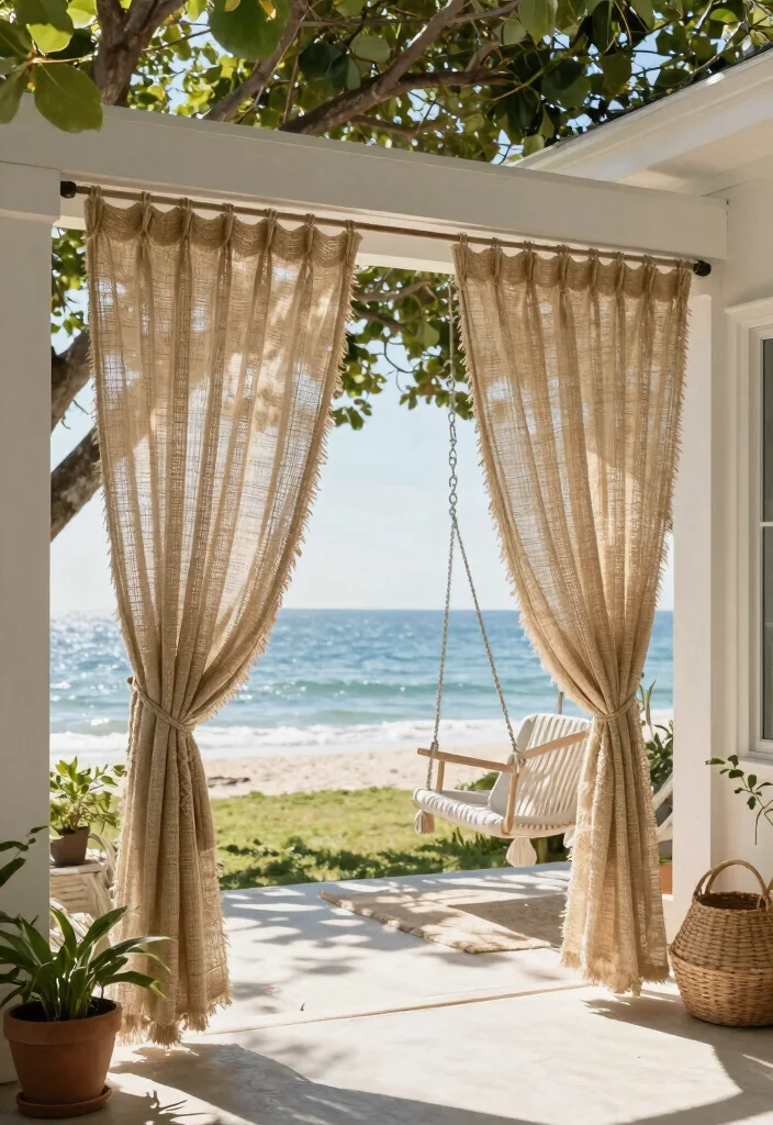 10 Curtain Rod Ideas to Upgrade Windows Without Major Changes 8. Natural Twine or Rope 0
