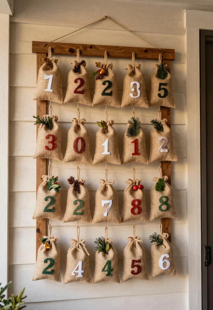 10 Front Porch Christmas Decor Ideas DIY on a Budget 59 10 Front Porch Christmas Decor Ideas DIY on a Budget 9. DIY Advent Calendar Decor 0