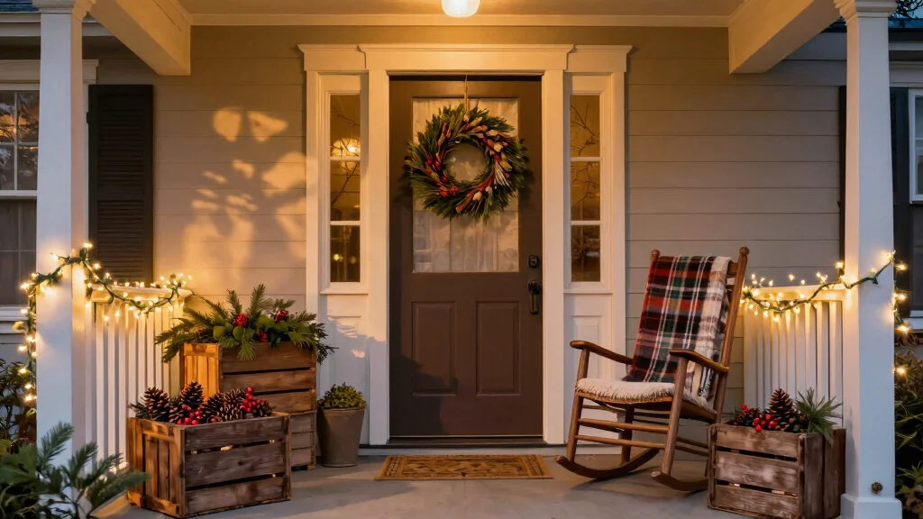 10 Front Porch Christmas Decor Ideas DIY on a Budget
