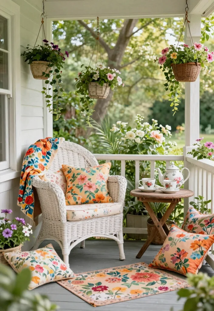 10 Front Porch Ideas UK Style with Timeless Character 1 10 Front Porch Ideas UK Style with Timeless Character 1. Vintage Floral Whimsy 0