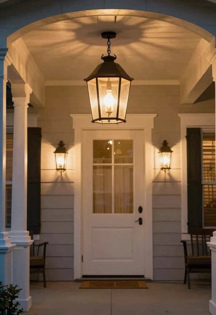10 Front Porch Ideas UK Style with Timeless Character 49 10 Front Porch Ideas UK Style with Timeless Character 9. Statement Lighting Fixtures 0