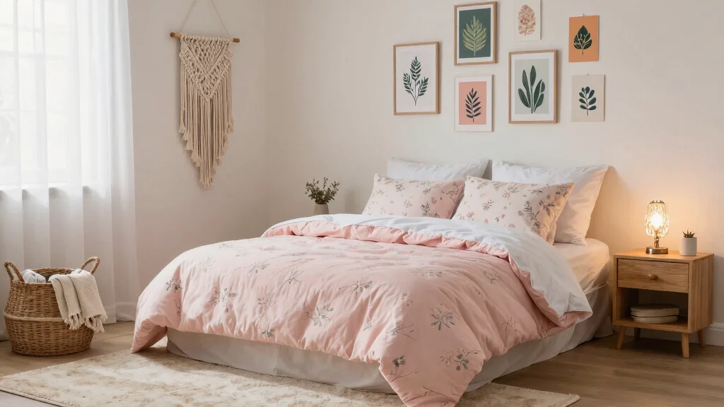 10 Girly Dorm Room Ideas with Soft Feminine Style