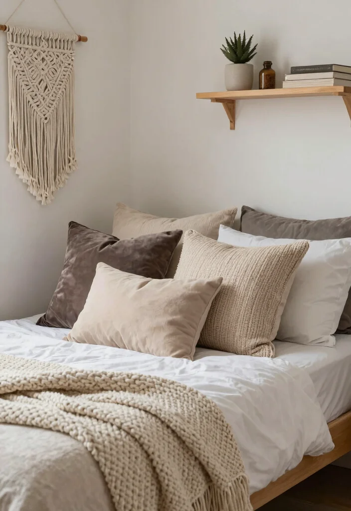 10 Guys Dorm Room Ideas That Feel Clean and Comfortable 10. Personalize with Textures 0