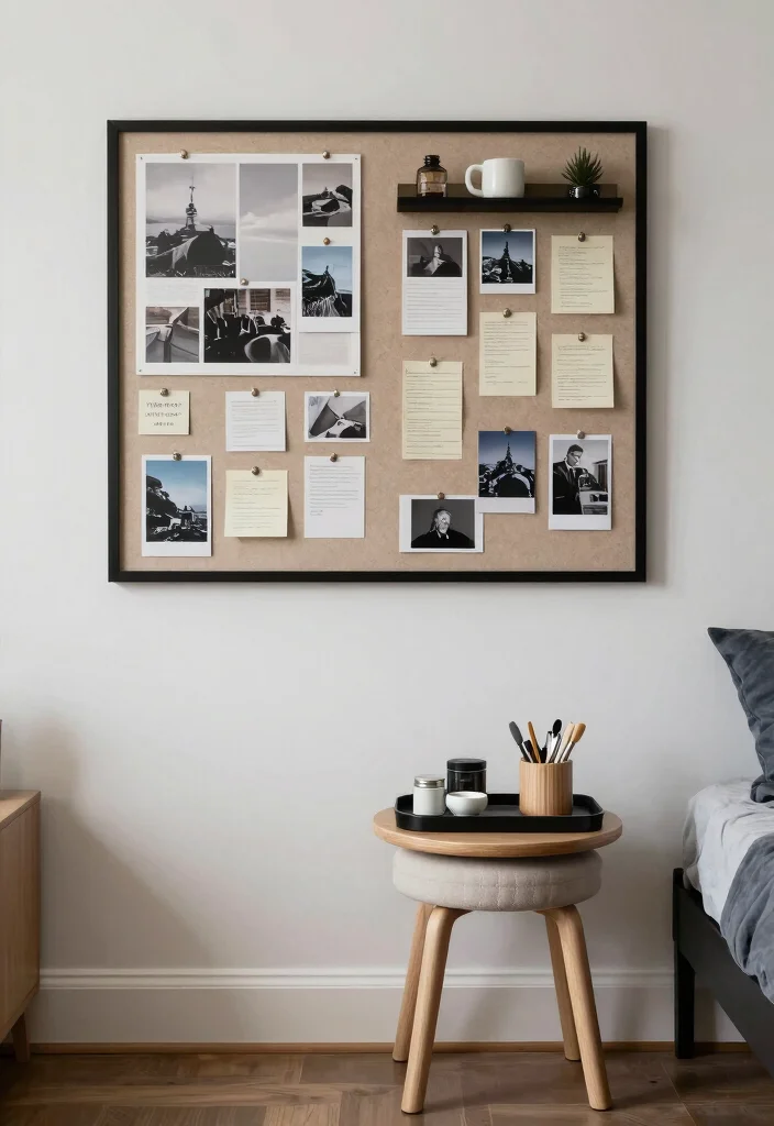 10 Guys Dorm Room Ideas That Feel Clean and Comfortable 8. Use Multi Functional Decor 0