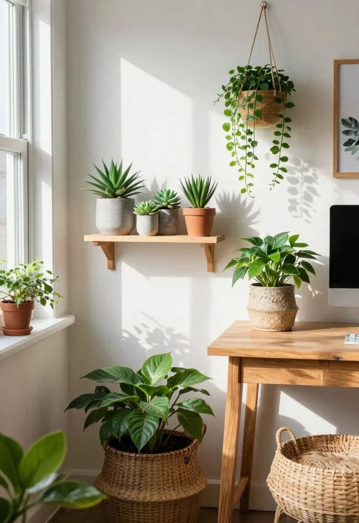 10 Guys Dorm Room Ideas That Feel Clean and Comfortable 9. Incorporate Natural Elements 0