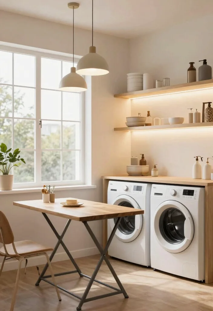 10 Laundry Room Ideas Small Space That Actually Work 6. Lighting Inspiration 0