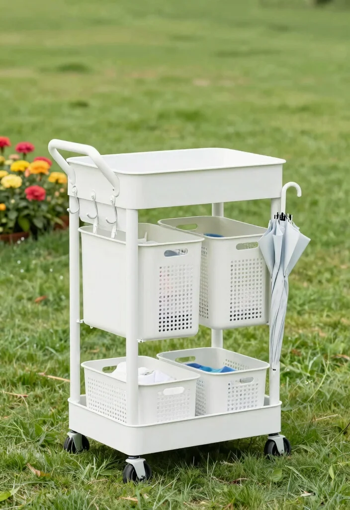 10 Outdoor Laundry Room Ideas Small Spaces Friendly 24 10 Outdoor Laundry Room Ideas Small Spaces Friendly 4. Minimalist Outdoor Laundry Cart 0