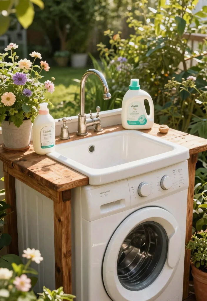 10 Outdoor Laundry Room Ideas Small Spaces Friendly 57 10 Outdoor Laundry Room Ideas Small Spaces Friendly 7. Outdoor Sink for Hand Washes 0