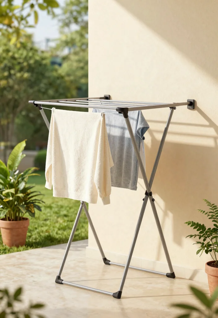 10 Outdoor Laundry Room Ideas Small Spaces Friendly 58 10 Outdoor Laundry Room Ideas Small Spaces Friendly 8. Wall Mounted Folding Drying Rack 0