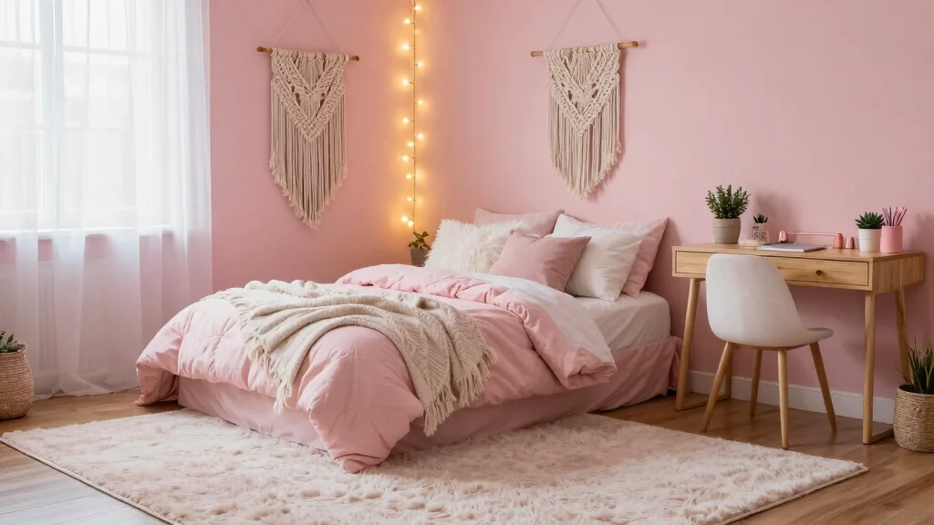 10 Pink Dorm Room Ideas with Soft Cozy Aesthetic