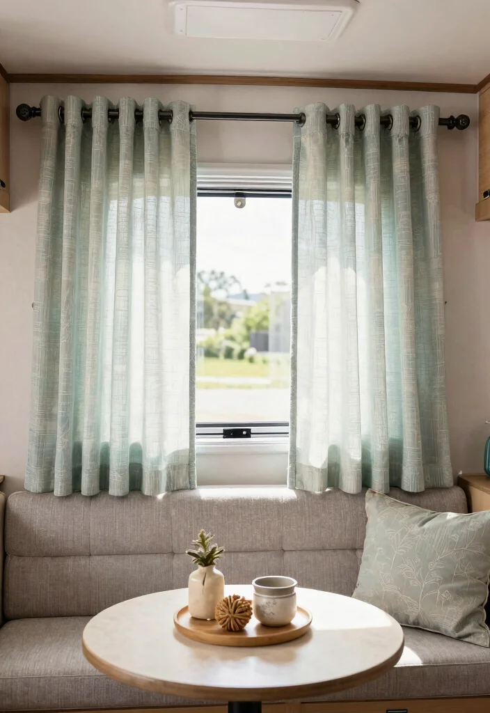 10 RV Curtain Ideas for Privacy Comfort and Easy Style 10. Customized Curtain Solutions 0
