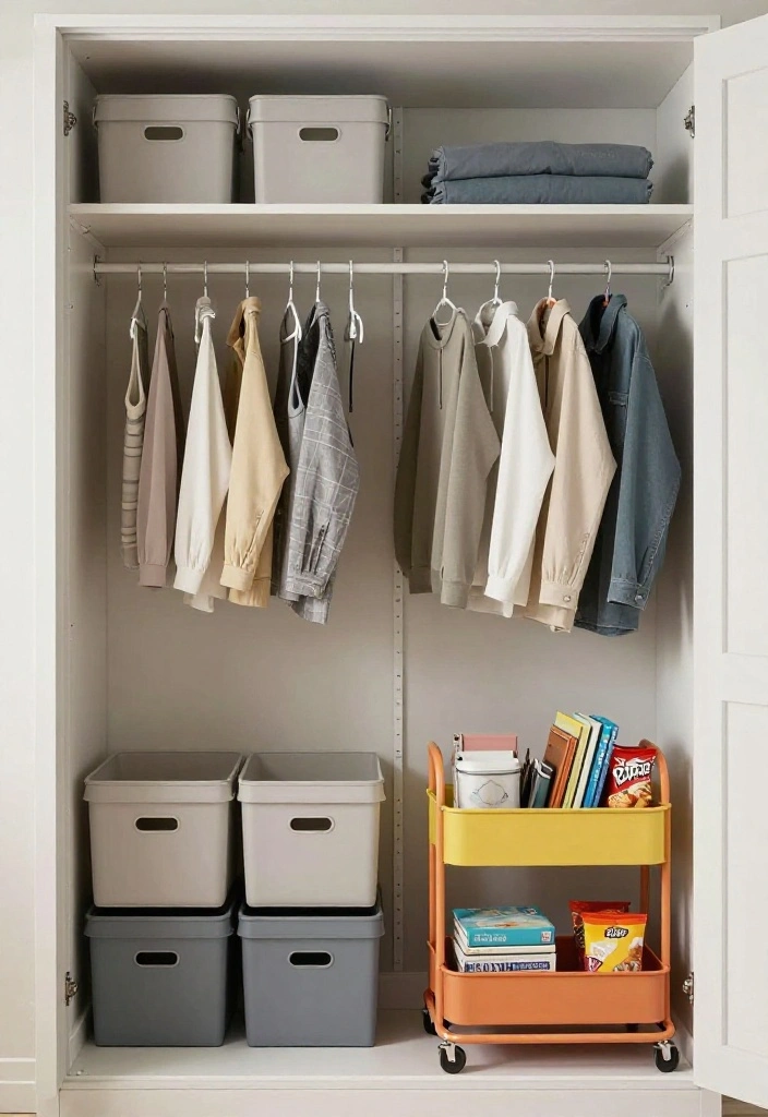 10 Single Dorm Room Ideas for Simple Organized Living 6. Invest in Smart Storage Solutions 0