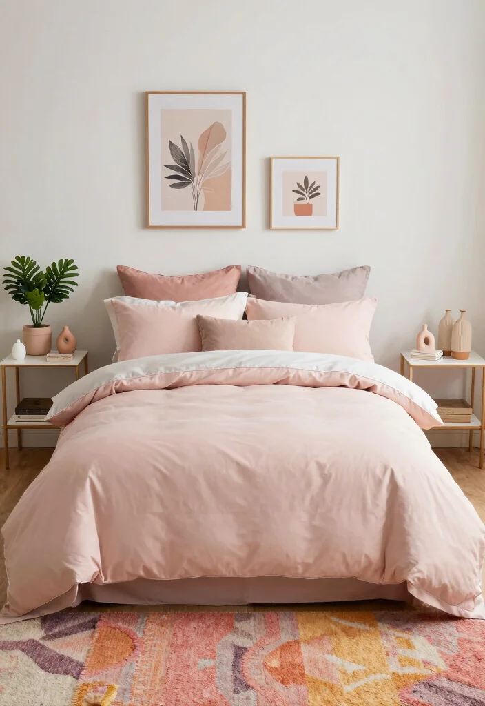 10 Single Dorm Room Ideas for Simple Organized Living 8. Color Coordination for Harmony 0