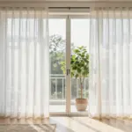 10 Sliding Back Door Curtain Ideas That Feel Light and Functional