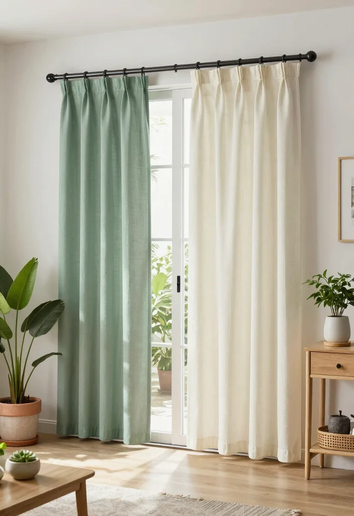 10 Sliding Back Door Curtain Ideas That Feel Light and Functional Conclusion 0