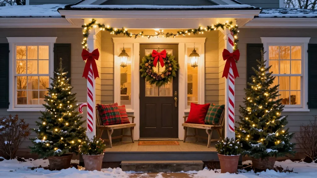 10 Small Front Porch Christmas Decor Ideas That Feel Magical