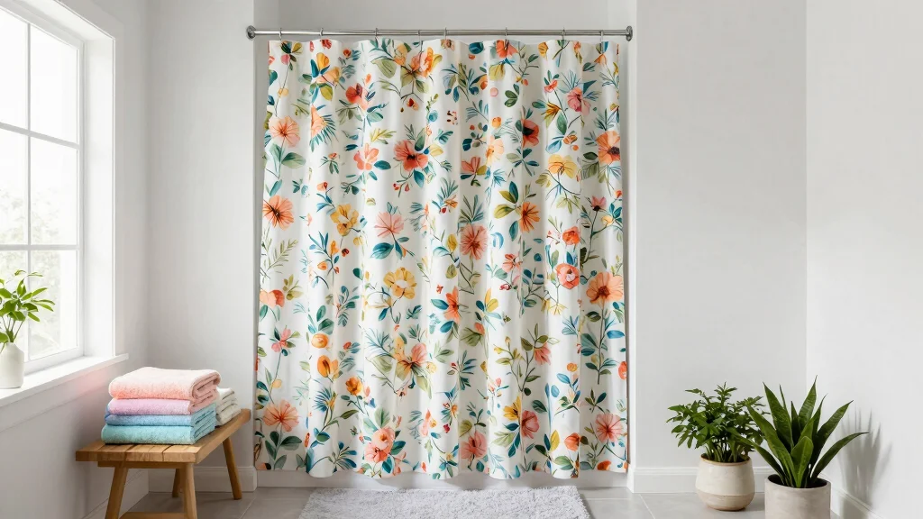 10 Tall Shower Curtain Ideas to Make Bathrooms Feel Larger