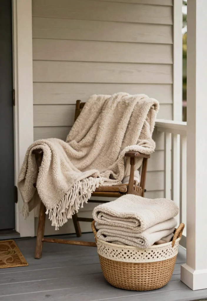 10 Tiny Front Porch Ideas That Still Feel Cozy 48 10 Tiny Front Porch Ideas That Still Feel Cozy 8. Cozy Throw Blankets 0
