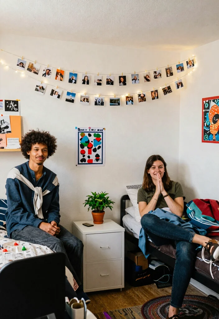 10 Triple Dorm Room Ideas That Stay Organized 10. Personal Touches 0