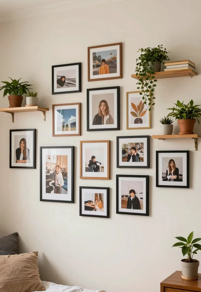 10 Triple Dorm Room Ideas That Stay Organized 8. Stylish Wall Decor 0