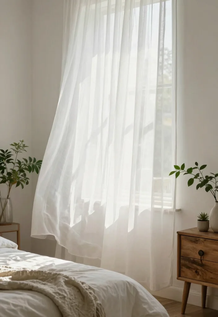10 Unique Curtain Ideas That Make Windows Feel Custom 4. Sheer Organic Curtains 0