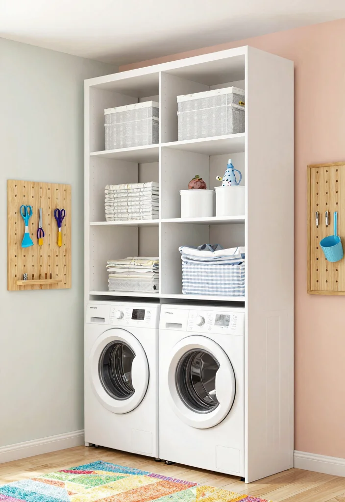 10 Very Small Laundry Room Ideas That Stay Functional 1. Utilize Vertical Space 0