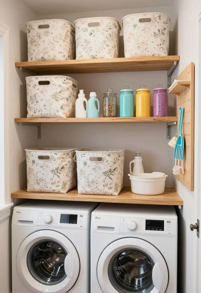 12 Closet Laundry Room Ideas for Compact Living 2. Utilize Vertical Space with Shelving 0
