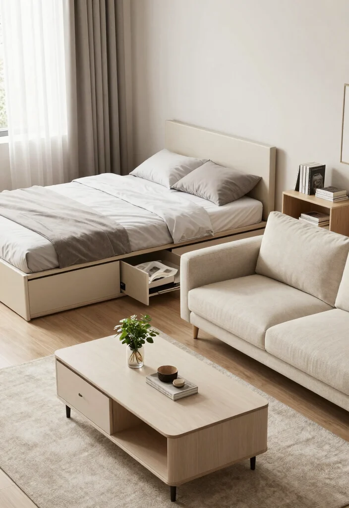 12 College Dorm Room Ideas for Guys That Feel Put Together 1 12 College Dorm Room Ideas for Guys That Feel Put Together 1. Multifunctional Furniture 0