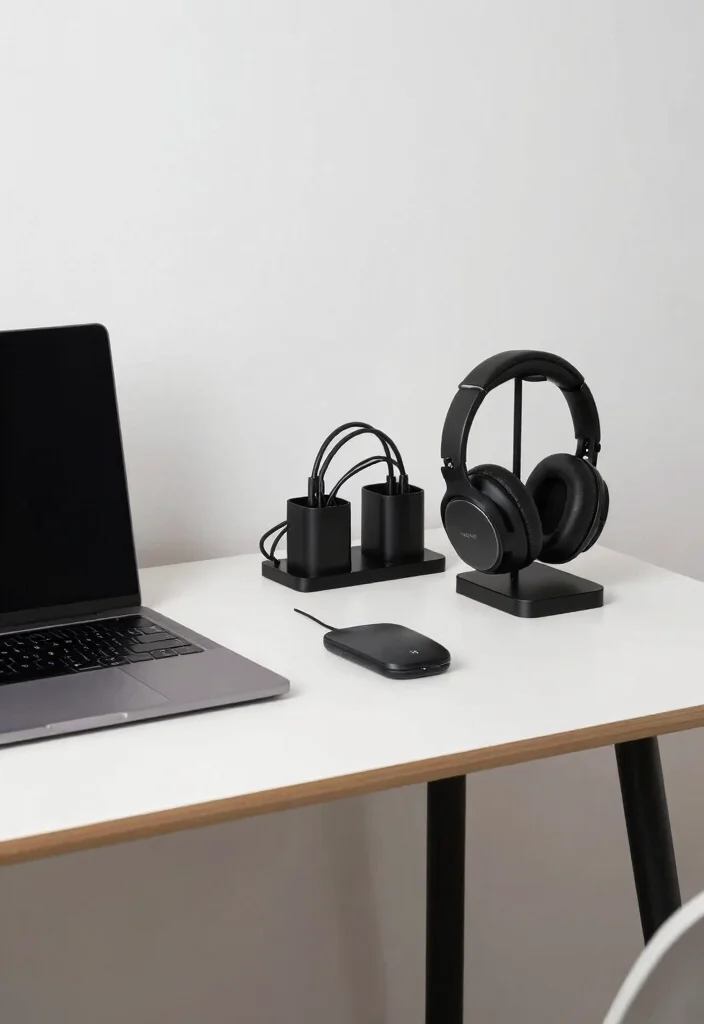 12 College Dorm Room Ideas for Guys That Feel Put Together 62 12 College Dorm Room Ideas for Guys That Feel Put Together 12. Tech Organization 0