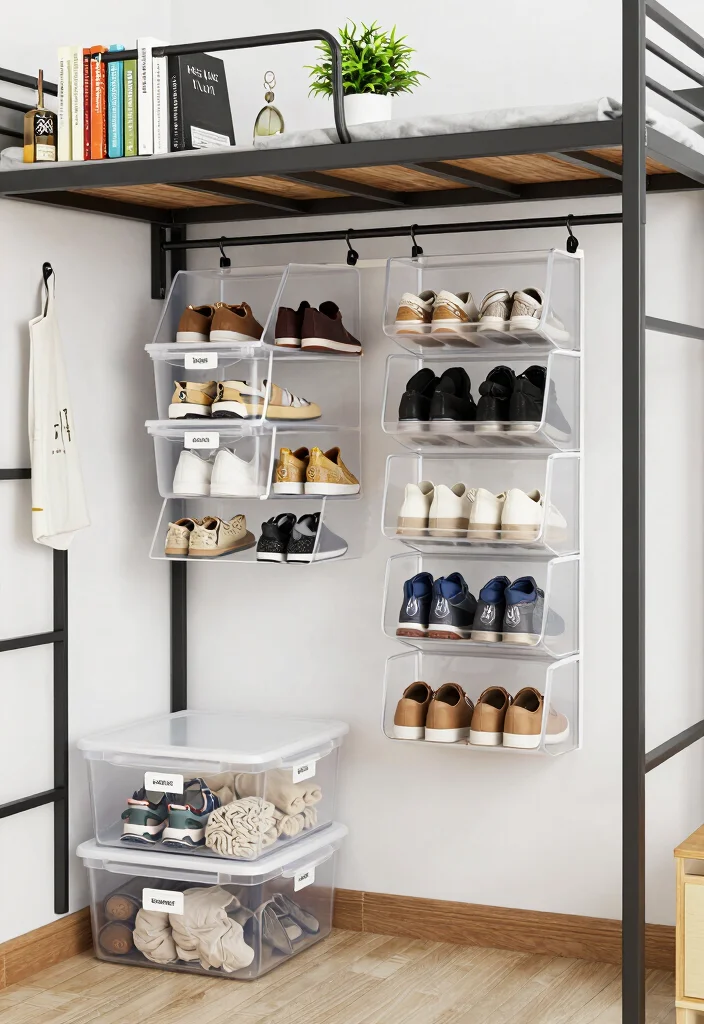 12 College Dorm Room Ideas for Guys That Feel Put Together 12 12 College Dorm Room Ideas for Guys That Feel Put Together 2. Smart Storage Solutions 0