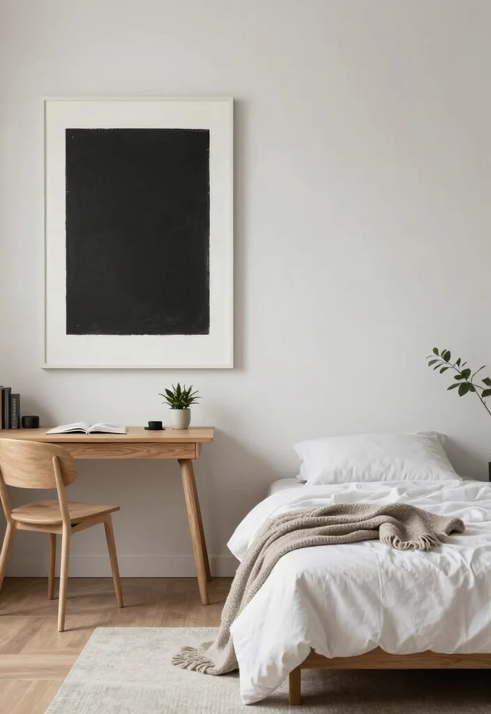 12 College Dorm Room Ideas for Guys That Feel Put Together 23 12 College Dorm Room Ideas for Guys That Feel Put Together 3. Minimalist Decor for Guys 0