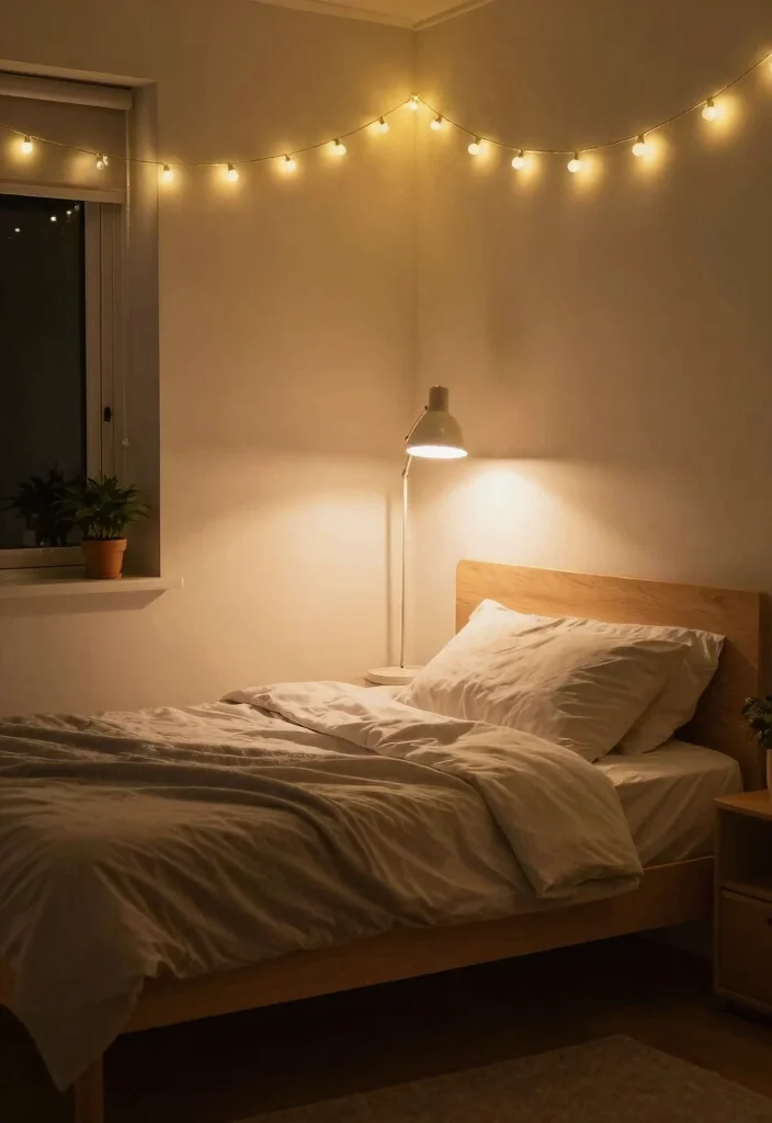 12 College Dorm Room Ideas for Guys That Feel Put Together 34 12 College Dorm Room Ideas for Guys That Feel Put Together 4. Cozy Lighting Solutions 0