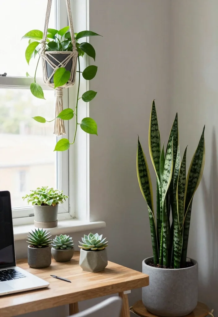 12 College Dorm Room Ideas for Guys That Feel Put Together 36 12 College Dorm Room Ideas for Guys That Feel Put Together 6. Indoor Plants for Freshness 0