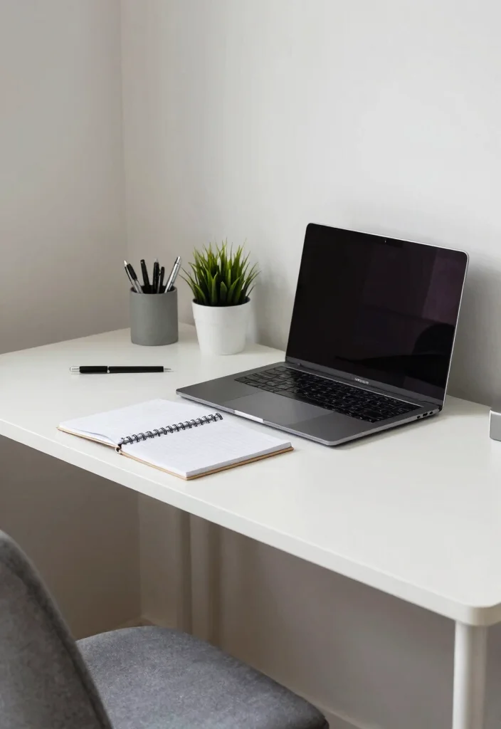 12 College Dorm Room Ideas for Guys That Feel Put Together 48 12 College Dorm Room Ideas for Guys That Feel Put Together 8. Minimalist Desk Setup 0