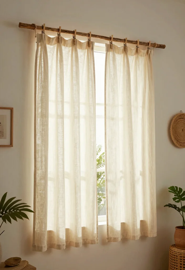 12 Curtain Hanging Ideas to Add Height and Visual Impact 11. Alternative Hanging Methods 0