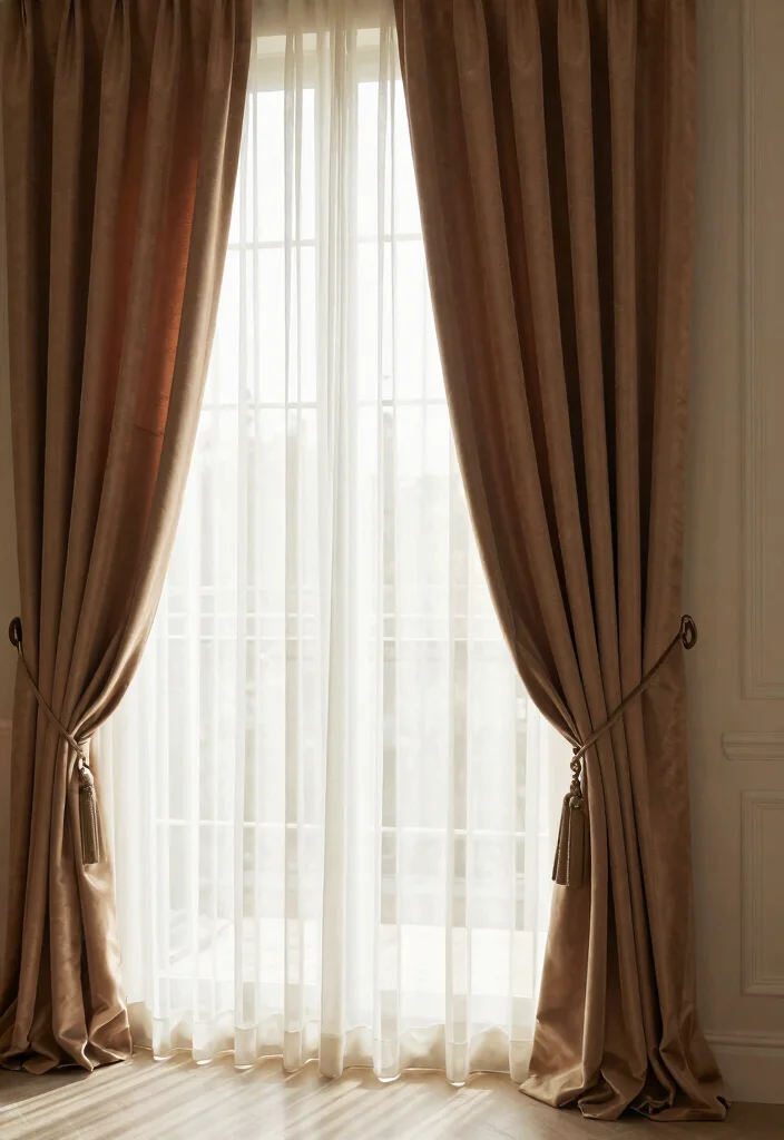 12 Door Curtain Ideas for Privacy Without Blocking Natural Light 6. Layered Curtain Styles for Depth 0