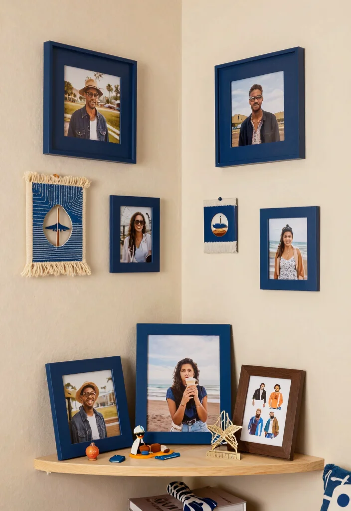 12 Dorm Room Ideas Blue for a Calm Cool Look 12. Personal Touches with Blue 0