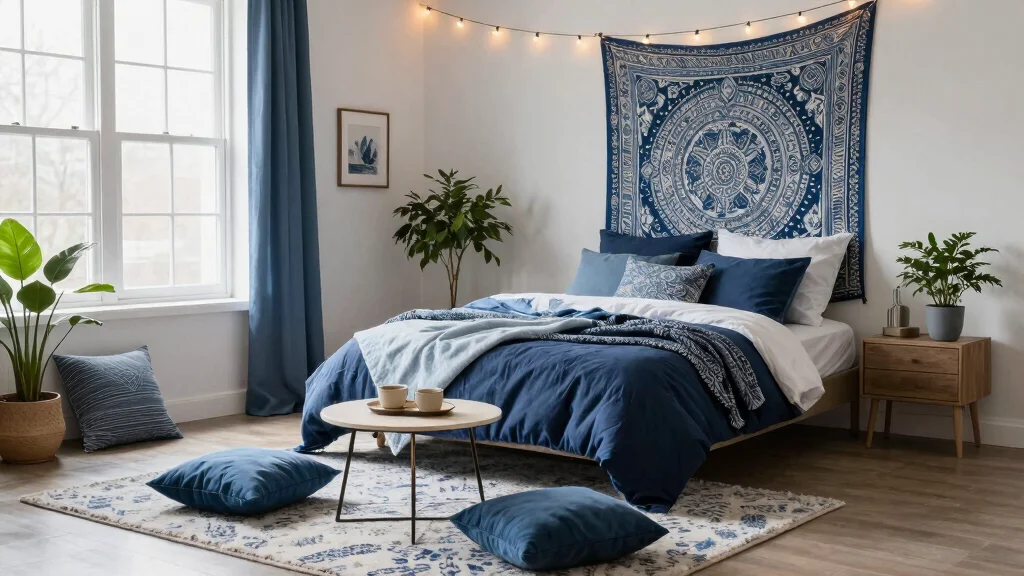 12 Dorm Room Ideas Blue for a Calm Cool Look