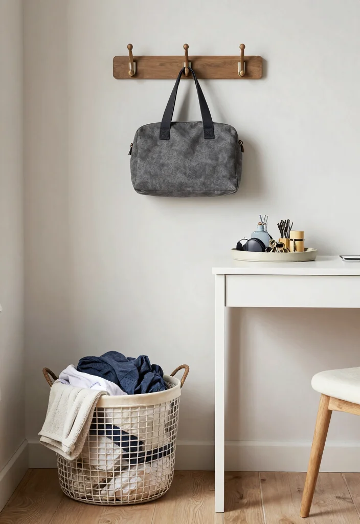 12 Dorm Room Ideas for Guys with Clean Simple Style 10. Functional Decor Items 0