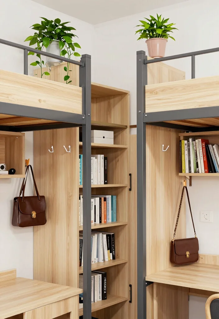 12 Dorm Room Ideas with Lofted Beds for More Floor Space 5. Utilize Vertical Space 0