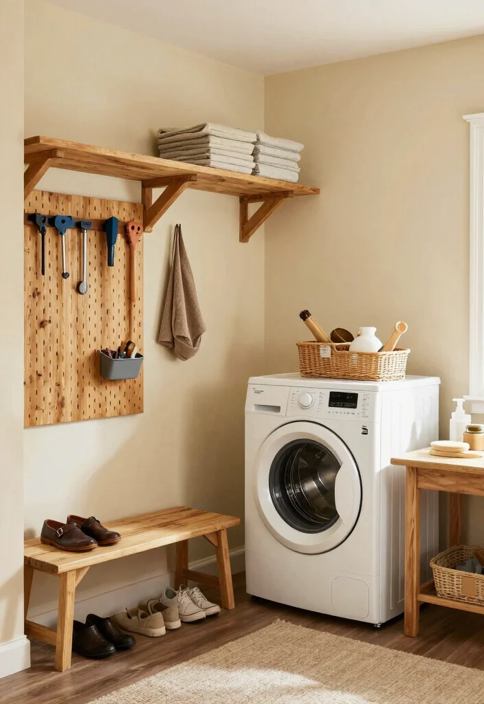 12 Farmhouse Laundry Room Ideas with Cozy Charm 52 12 Farmhouse Laundry Room Ideas with Cozy Charm 12. Multi Functional Spaces 0