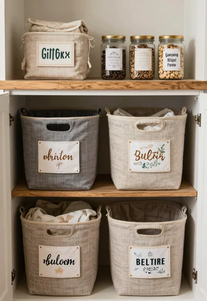 12 Farmhouse Laundry Room Ideas with Cozy Charm 39 12 Farmhouse Laundry Room Ideas with Cozy Charm 9. Personalized Laundry Labels 0