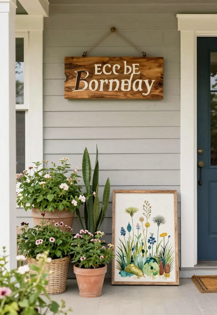 12 Front Porch Furniture Ideas for Comfortable Seating 12. Personalized Eco Friendly Decor 0