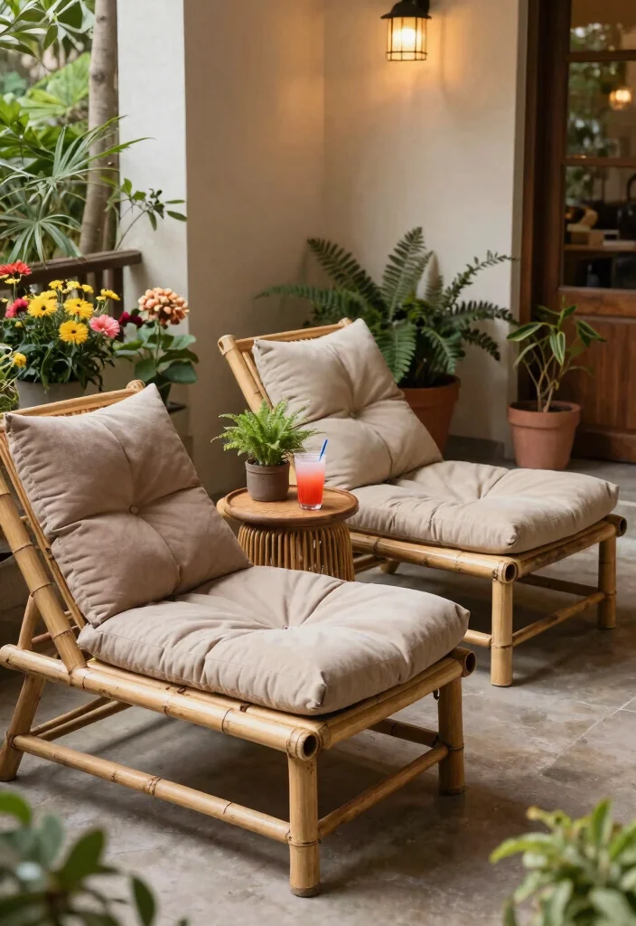 12 Front Porch Furniture Ideas for Comfortable Seating 3. Eco Friendly Lounge Chairs 0