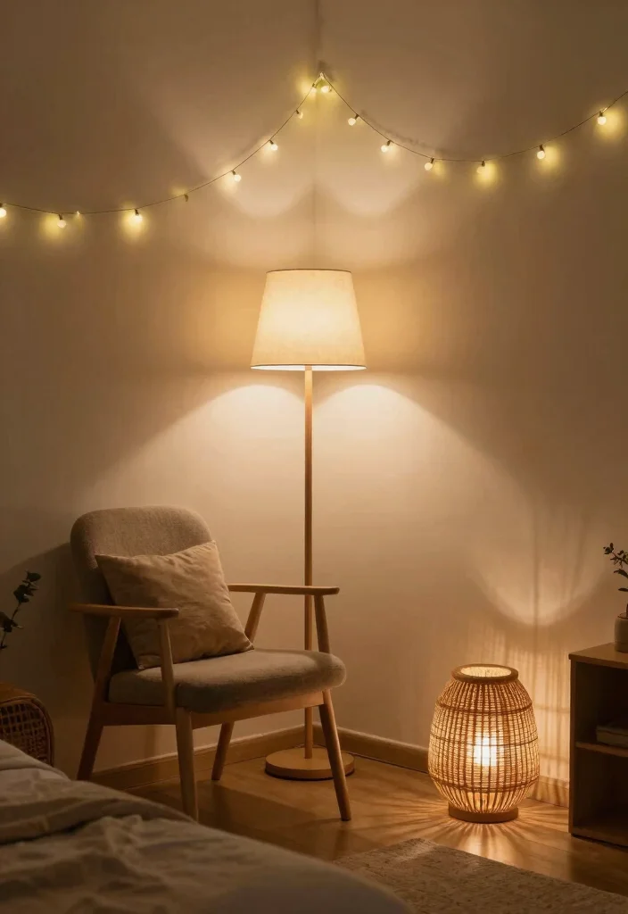 12 Green Dorm Room Ideas with Relaxed Natural Energy 9. Earthy Lighting Choices 0